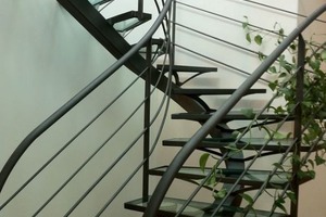 Escalier en verre